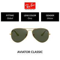 ราคา Ray Ban Aviator large metal RB3025 L0205 size 58 แว่นตากันแดด เหมาะสำหรับผู้ชาย (20675224220)