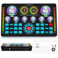 ราคา ซาวด์การ์ดไมค์ ซาวด์การ์ด การ์ดเสียง การ์ดเสียงสด live sound card Q7 live streaming อุปกรณ์ควบคุมเสียง มีเอฟเฟคในตัว สำหรับไลฟ์สดและร้องเพลง (20585223383)