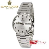ราคา Sandoz นาฬิกาข้อมือผู้ชาย สายสแตนเลส รุ่น SD83325SS02 สีเงิน หน้าปัดเงิน (3953568834)