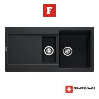 ราคา FRANKE ซิงค์ฟรากราไนท์ติดตั้งบนเคาน์เตอร์ รุ่น MRG 651 สีดำ (20560009496)