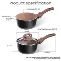 ราคา Ecowin Maifan หม้อหิน กระทะเคลือบหินอ่อน หม้อเซรามิก หม้อนม ไม่ติดก้น สำหรับใช้ในครัวเรือน ขนาด 16 20 ซม (20660930942)