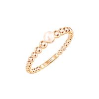ราคา PRIMA แหวนประดับไข่มุก Cavier Collection ตัวเรือน 9K สี Rose gold รหัสสินค้า 955R0041 01 (19887446450)