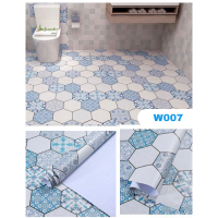 ราคา WJT วอลเปเปอร์ติดผนังห้องน้ำ wallpaper ติดห้องครัว ตู้ สติ๊กเกอร์ติดผนัง กว้าง60cm มีกาวไนตัว กันน้ำ ผร (10291204955)