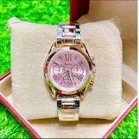 ราคา นาฬิกาแบรนด์ GENEVA งานแท้ กันน้ำ สายพิ้งโกลด์ ขอบเรียบ หน้าปัดสไตล์ MK (19692422350)