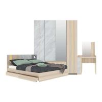 SB FURNITURE ชุดห้องนอน 6 ฟุต รุ่น MARMURUS