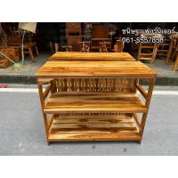 ราคา ชั้นไม้สัก ชั้นวางของ ชั้นวางของไม้สักแท้ (20724637800)