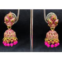 ราคา ต่างหูอินเดีย ระฆังเล็ก งานลงยา (19350499780)