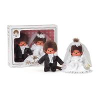 ราคา monchhichi Wedding series Monchhichi Bebichhichi Stuffed Animal Kids Baby Gift For Wedding Japanese toy Sekiguchi ตุ๊กตาของเล่น (20158926890)