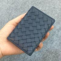 ราคา กระเป๋าสตางค์ถักแฟชั่นใหม่สำหรับผู้ชายและผู้หญิงกระเป๋าสตางค์ใบสั้นราชาอัจฉริยะหนังแกะแท้กระเป๋าใส่เหรียญที่ใส่บัตร (18211106789)