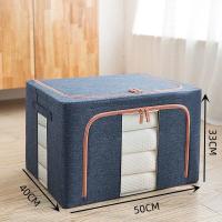 ราคา กล่องเก็บผ้า กล่องใส่ของ กล่องใส่เสื้อผ้า กล่องเก็บของพับได้ กล่องเก็บผ้าลินิน กล่องใส่ผ้าพับ กล่องอเนกประสงค์ (19909491196)