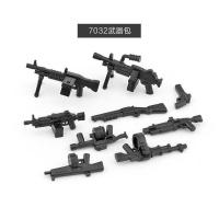 ราคา Compatible with Lego military figure building blocks SWAT puppet special forces weapon accessories and equipment World War II soldier toy gun (19586839971)