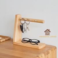 ราคา ที่แขวนตั้งโต๊ะ ไม้เกรดพรีเมียม ที่แขวนกุญแจ ที่แขวนอเนกประสงค์ ที่แขวนเครื่องประดับ งานไม้แท้ธรรมชาติ สัมผัสเรียบเนียน (17624489100)