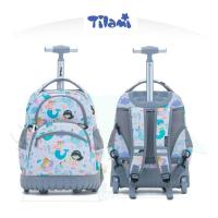 ราคา Tilami 16 2ล้อ กระเป๋านักเรียนแบบเป้ล้อลาก 2ล้อก็ขึ้นบันไดได้จร้า กระเป๋าเป้ล้อลากพร้อมส่ง ส่งฟรีทางปณ EMS โดยไม่ต้องใช้โค้ด (2964844194)