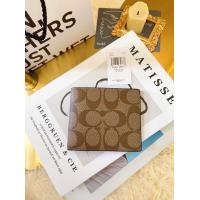 Coach F66551 ID Billfold Wallet In Signature Canvas กระเป๋าสตางค์