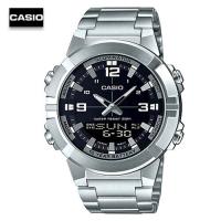 ราคา Velashop นาฬิกาข้อมือผู้ชายคาสิโอ Casio Standard สายสแตนเลส สีเงิน รุ่น AMW 870D 1AVDF AMW 870D 1A AMW 870D (12528347199)