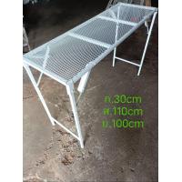 ราคา โต๊ะพับตะแกรงเหล็กฉีกขนาดกว้าง 30 cm ยาว 100 cm สูง 110 cm (11300249988)