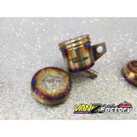 ราคา กระปุกปั้มลอย ปั้มเบรค พร้อมฝา กระปุก แสตนเลสแท้ เป่าไทเท กลึงมือ ตัวจริงสวยมาก (15806883194)