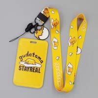 ราคา Gudetama ญี่ปุ่นขี้เกียจไข่แดงน่ารักเชือกเส้นเล็ก Id ผู้ถือบัตรน่ารักผู้ถือบัตร Ez Link ผู้ถือบัตร (15381476018)