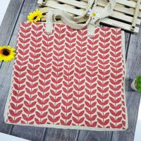 ราคา กระเป๋า Clarins ทรงสีเหลี่ยมใบใหญ่ลายต้นไม้สีแดง (14417465223)