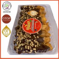 ราคา กล้วยเล็บมือนางชุมพร อบแห้ง เคลือบช็อคโกแลตโรยเมล็ดมะม่วงหิมพานต์ (12860719027)