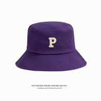 ราคา PING STUDIOS bucket hat หมวกบักเก็ตใหม่ผู้หญิงสีทึบ P ตัวอักษรครีมกันแดดหมวกระบายอากาศหมวกถัง (16161593532)