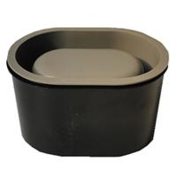 ราคา แม่พิมพ์กระถางดอกไม้ซิลิโคนแม่พิมพ์คอนกรีตภาชนะ DIY เหมาะสำหรับอวบน้ำแม่พิมพ์กระถางดอกไม้ทรงรีกระถางดอกไม้ (10712568146)