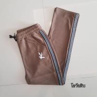 ราคา ส่งเร็ว กางเกงวอร์มปักนกcc แถบข้าง รุ่นนี้ไม่ใหญ่นะค้ะ เอว24 34ใส่ได้ (19565495434)