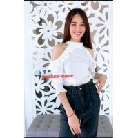 ราคา เสื้อเปิดไหล่เว้าแขน (9210767179)