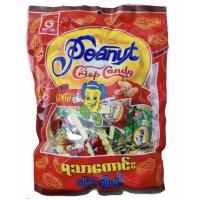 ราคา ขนมถั่วตุ๊บตั๊บพม่า Peanut Crisp Candy ถั่วตุ๊บตั๊บ ขนมพม่า ขนมถั่ว ยี่ห้อ Good Taste ถุงสีแดง300กรัม1ห่อมี35ชิ้น (11032206416)