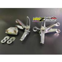 ราคา พักเท้าหลัง KSR งานอลูมิเนียม อย่างดี พร้อมสเตย์ พร้อมหูยึด CNC (15693474082)