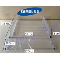 ราคา ถาดใต้ช่องฟรีซพร้อมฝาปิด ถาดใต้ช่องฟรีส Samsung รุ่น RT35F RT35K RT38F RT38K ถาดแช่เนื้อ ถาดใต้ช่องแข็ง ของแท้ (17201591844)