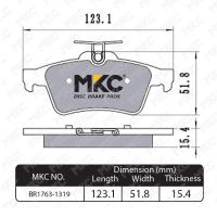 ราคา ผ้าเบรคหน้า หลัง FORD FOCUS ฟอร์ด โฟกัส 1 51 61 82 0 ปี 2005 2018 ECO SPORT 1 5 ปี 2014 ON ผ้าเบรค MKC (12861040410)