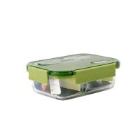 ราคา กล่องข้าวแบบแก้ว กล่องแก้วถนอมอาหาร รุ่น Borocilicate Glass กล่องแก้วทนอุณหภูมิ 2ช่อง 3ช่อง กล่องข้าวล็อค 2 ชั้น พร้อมส่ง (20531495673)