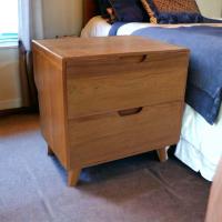 ราคา Sukthongแพร่ ตู้หัวเตียงโมเดิร์นไม้สัก 50x40สูง50ซม ตู้ข้างเตียงมินิมอล ตู้วางของไม้สัก ตู้เอนกประสงค์ 2ลิ้นชักมือจับหลุม สีไม้สักเก่า SUKP 584 (20702075932)