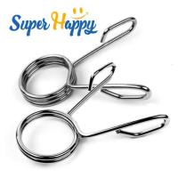 ราคา ตัวล็อคคานบาร์เบลแกน 2 นิ้ว Olympic Barbell Spring Clamp ราคาต่อ 1 คู่ (10310064650)
