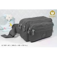 ราคา กระเป๋าคาดเอวใบใหญ่9 5นิ้วลิงกี้Lingky 6ช่องซิป (16313174541)
