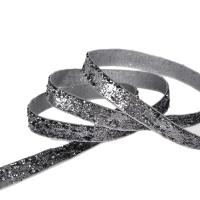 ราคา 5หลา10มม กากเพชรสะท้อนแสงโชคเกอร์คอผ้ากำมะหยี่เงิน ทองริบบิ้นลูกไม้สำหรับหัตถกรรม จักรเย็บผ้า DIY Handmade เครื่องประดับงานแต่งงานวัสดุ (8746583605)