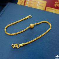 ราคา สร้อยข้อมือทองคำแท้ครึ่งสลึง น้ำหนักหนัก 1 9 กรัม ทองคำแท้ 96 5 ขายได้ จำนำได้ มีใบรับประกัน (13136248452)