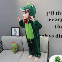 ราคา ทารกขนแกะปะการังชุดนอนฤดูใบไม้ร่วงฤดูหนาว Romper เด็กไดโนเสาร์เสื้อผ้าฤดูหนาวหนาผ้าสักหลาดถุงนอนเด็กเล็ก (19490093434)