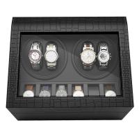 ราคา Watch Winder 4 เรือน กล่องหมุนนาฬิกา กล่องเก็บนาฬิกา ตู้เก็บนาฬิกา กล่องเก็บนาฬิกา ตู้ใส่นาฬิกา กล่องนาฬิกา auto watch box ที่เก็บนาฬิกา (7573332304)