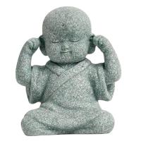 ราคา Small Buddha Statue Buddha Ornament Cute Resin Little Monk Figurine Funny Car Toy Chinese Little Buddha Monk Statue Car Dashboard Ornament Decorations For Home cosy (18456124491)
