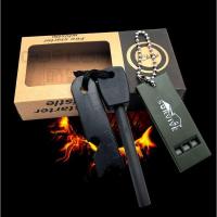 ราคา Familiars แท่งจุดไฟแมกนีเซียม แท่งจุดไฟเดินป่า แท่งจุดไฟsurvive Survive Flint Magnesium Fire Starter ที่จุดไฟ ไม้ขีดไฟเดินป่า (20610184543)