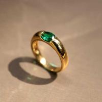 ราคา เพทายพลอยทับทิมมรกตหรูหราสไตล์วินเทจคริสตัลทองไทเทเนียมเครื่องประดับผู้ชายแฟชั่นสำหรับผู้หญิงแหวนหมั้นแหวนแต่งงาน (19804485946)