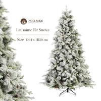 ราคา 687134 Christmas Tree Lausanne Fir Snowy D94 x H150 cm Artificial Christmas Tree ต้นคริสต์มาสประดิษฐ์ (16135794090)