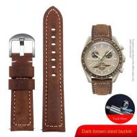 ราคา 20 22 24 26มิลลิเมตรด่วนที่วางจำหน่ายสไตล์ย้อนยุคหนังแท้สายนาฬิกาบ้าม้าผิวหนังสายนาฬิกาข้อมือสร้อยข้อมือเข็มขัดสำหรับเกียร์ S2 S3 S4สำหรับ Galaxy Watch 4 5นาฬิกาข้อมือ สมาร์ทสายนาฬิกาข้อมือ (163460741