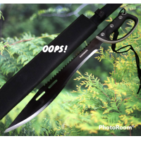 ราคา มีด อุปกรณ์เดินป่า มีดใบตาย หลังยักษ์ GERBER ยาว 69cm ครบเสร็จ พร้อมชองผ้า มีดอเนกประสงค์ เหมาะสำหรับเดินป่า แคมป์ปิ้ง สินค้าพร้อมจัดส่ง (16184597476)