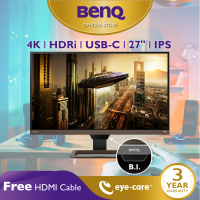 ราคา BenQ EW2780U 27 4K IPS HDRi USB C Eye Care Multimedia Gaming Monitor จอคอมดูหนัง 4k จอคอมเล่นเกม (2926146273)