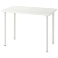 ราคา โต๊ะทำงานสไตล์อิเกีย IKEA โต๊ะอ่านหนังสือ มินิมอล โต๊ะพร้อมขา สไตล์ LINNMON ลินมูน มี2สี แพคอย่างดี MT 06 (17237437908)