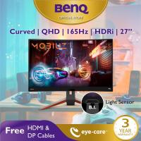 ราคา BenQ MOBIUZ EX2710R 27นิ้ว 2K QHD 1ms 165Hz HDRi VA 1000R Curved Gaming Monitor จอคอมโค้ง จอเกมส์ 165Hz (10233012563)
