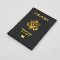 ราคา Travel PU Leather Passport Cover Personalised Women Pink USA Passport Holder American Covers for Passport Girls Pouch Passport (18494557614)